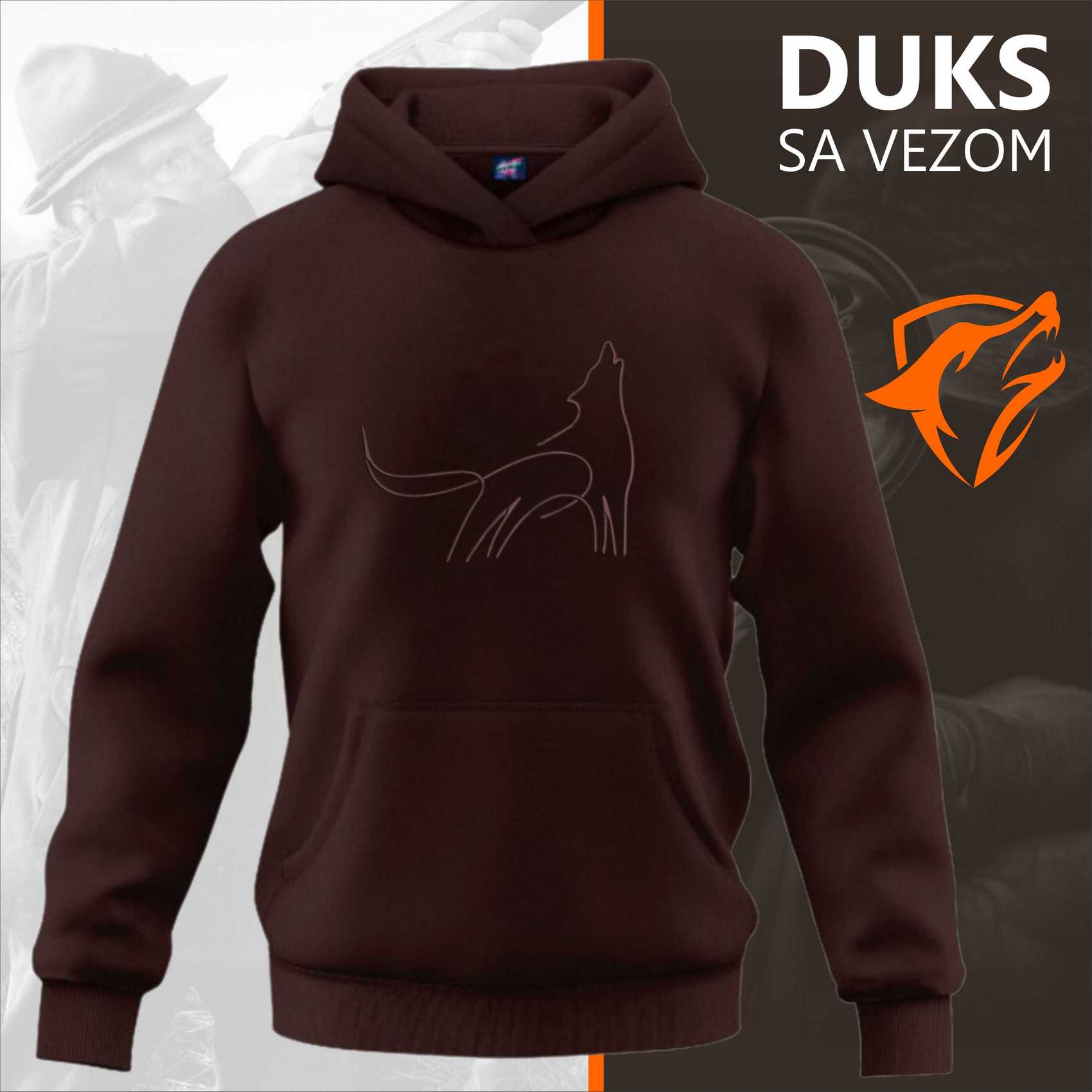 Lovački duks sa kapuljačom Wolf