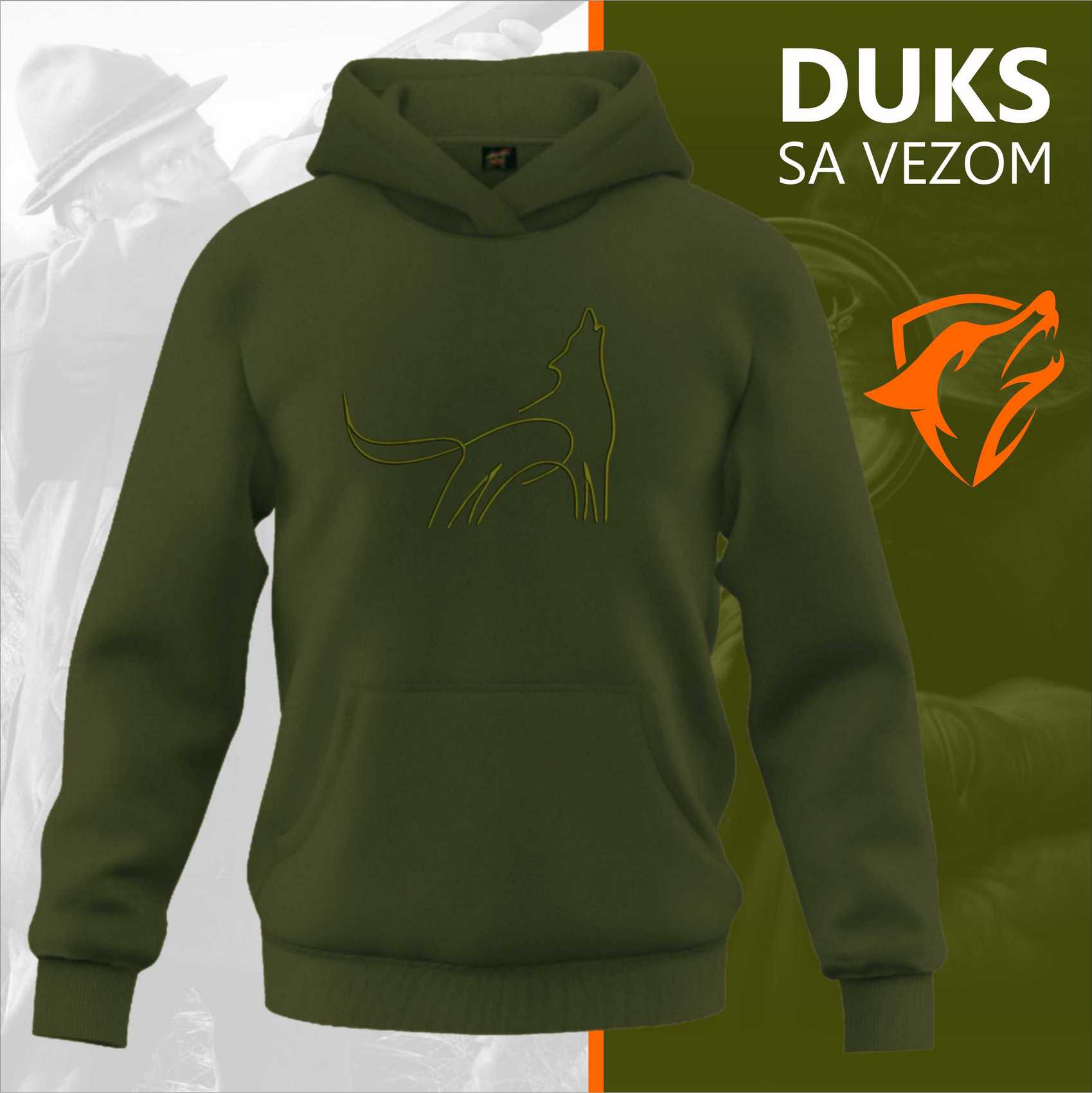 Lovački duks sa kapuljačom Wolf - Слика 2