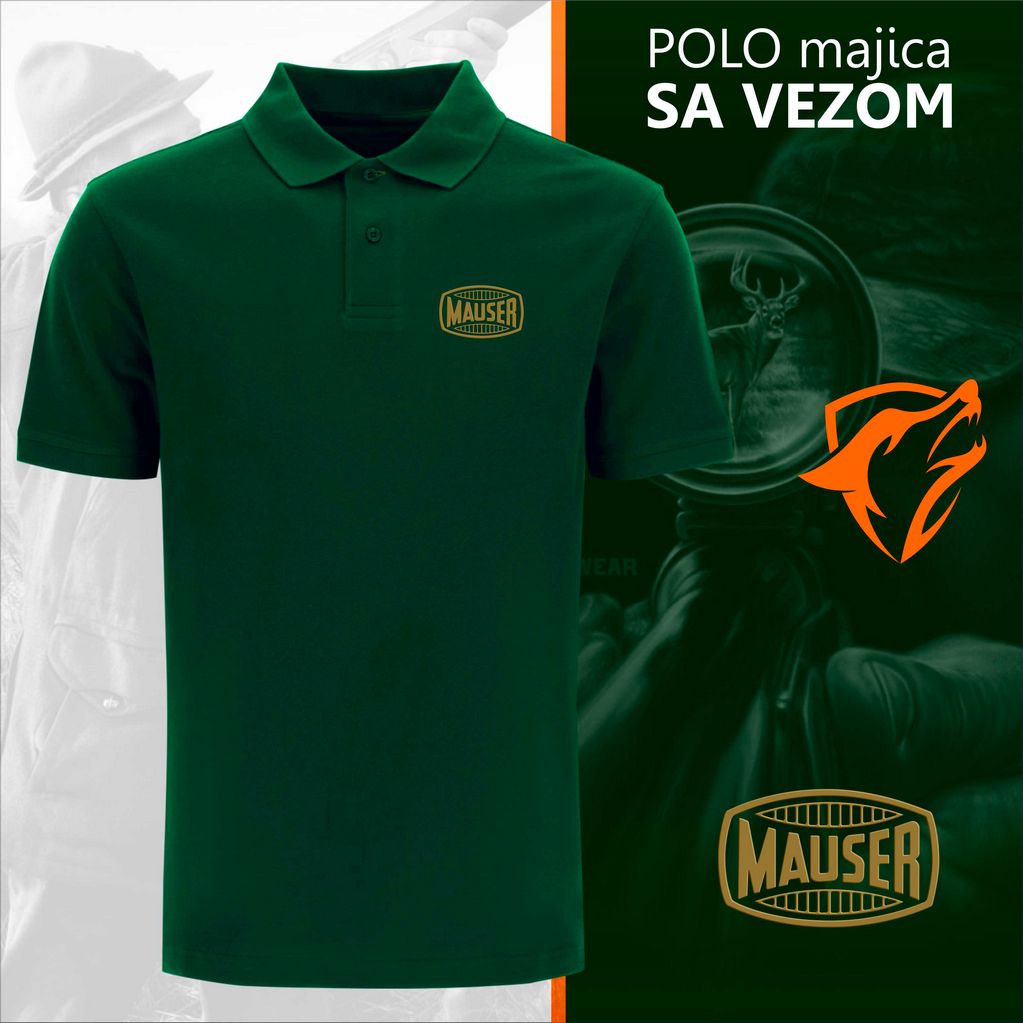 Lovačka polo majica Mauser - Image 4