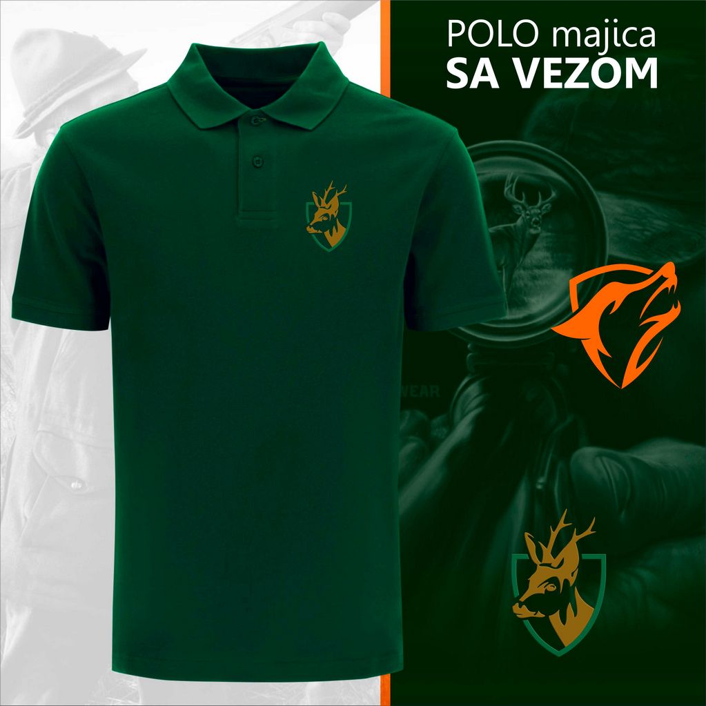 Lovačka polo majica Srndać 1 - Image 2