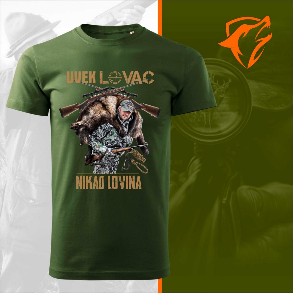 Lovačka majica UVEK LOVAC