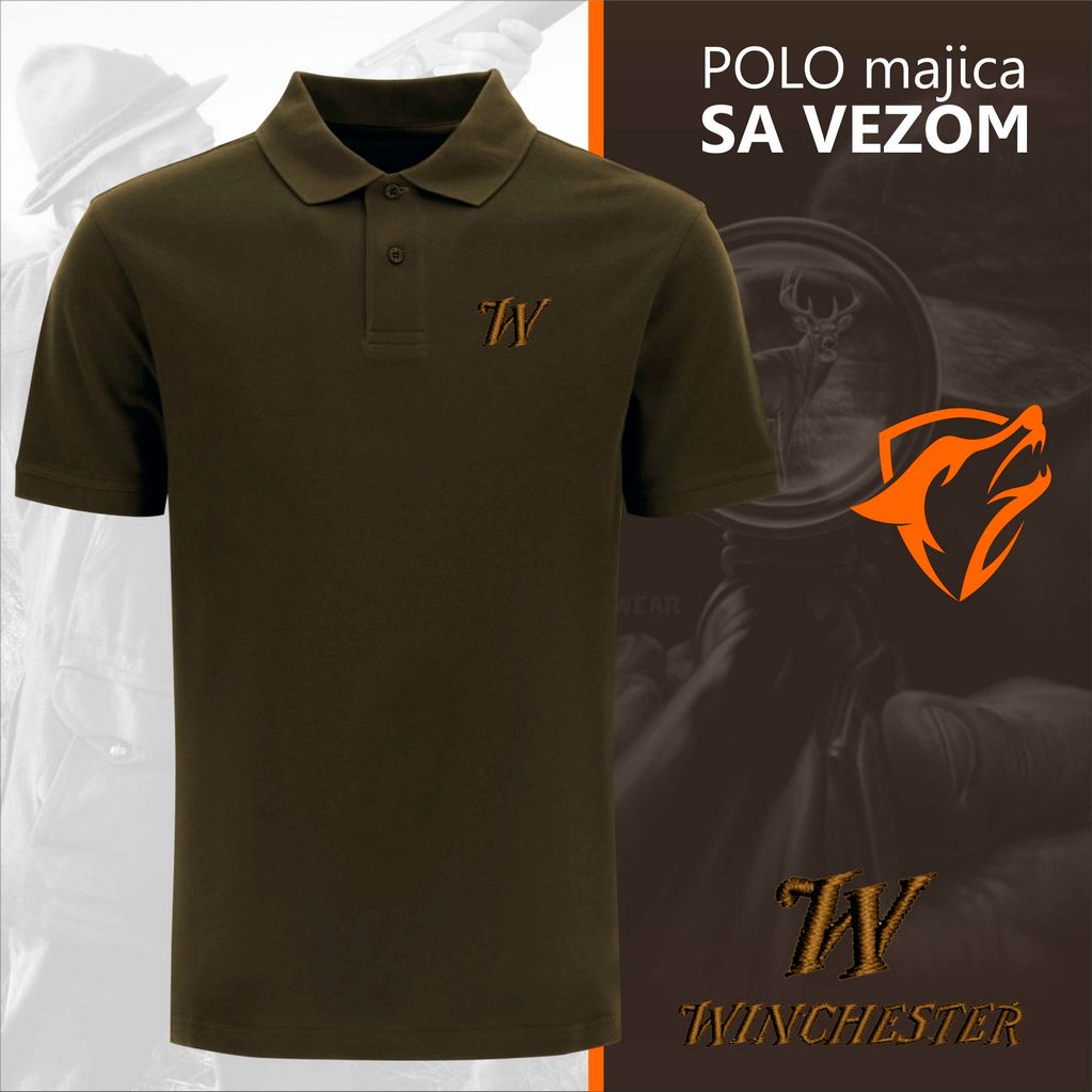 Lovačka polo majica Winchester 2 - Слика 4