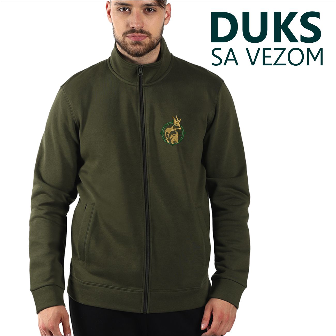 Lovački duks na zakopčavanje SRNDAĆ-META